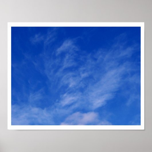 Dragon / Einhorn in den Wolken - Poster (Vorne)