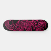 Dragon Element Retro Skateboard Deck (Horizontal)