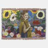 Dragon Elf Flower Garden Decke (Vorderseite)