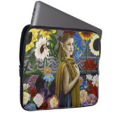 Dragon Elf Flower Garden Laptopschutzhülle (Vorne Rechts)