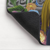 Dragon Elf Flower Garden Mousepad (Ecke)
