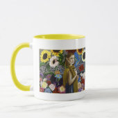 Dragon Elf Flower Garden Tasse (Links)