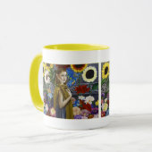 Dragon Elf Flower Garden Tasse (Vorderseite Links)