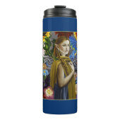 Dragon Elf Flower Garden Thermosbecher (Vorderseite)
