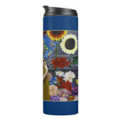 Dragon Elf Flower Garden Thermosbecher (Nach rechts gedreht)