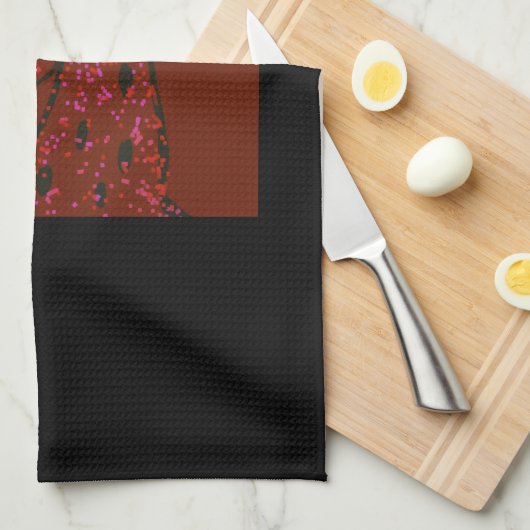 Dragon Emperor Kitchen Towel Geschirrtuch (Viertel Falte)
