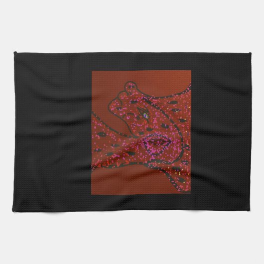 Dragon Emperor Kitchen Towel Geschirrtuch (Horizontal)