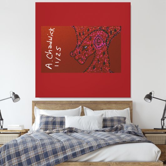 Dragon Emperor Leinwanddruck (Insitu (Schlafzimmer))