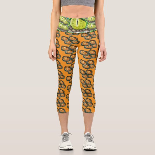 Dragon Eye Capri Leggings (Vorderseite)