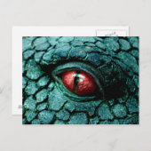 Dragon Eye Fantasy Gothic Postkarte (Vorne/Hinten)