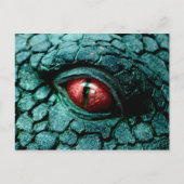 Dragon Eye Fantasy Gothic Postkarte (Vorderseite)