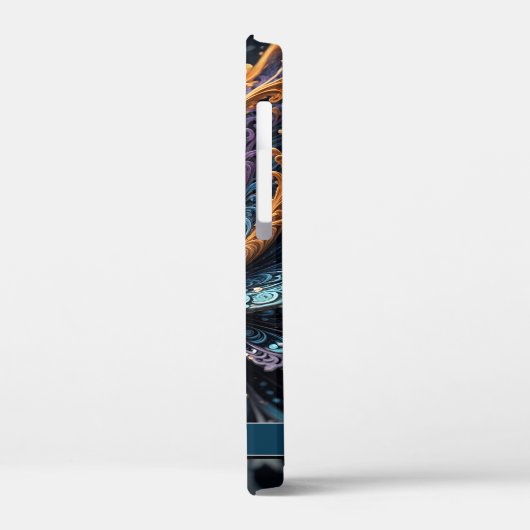 Dragon Eye Modern Abstrakt Geometric Fraktal Name Case-Mate iPhone Hülle (Rückseite / Links)