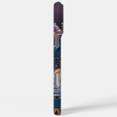 Dragon Eye Modern Abstrakt Geometric Fraktal Name Case-Mate iPhone Hülle (Rückseite / Rechts)