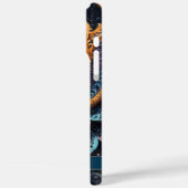 Dragon Eye Modern Abstrakt Geometric Fraktal Name Case-Mate iPhone Hülle (Rückseite / Links)