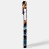 Dragon Eye Modern Abstrakt Geometric Fraktal Name Case-Mate iPhone Hülle (Rückseite / Links)