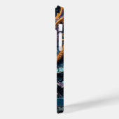 Dragon Eye Modern Abstrakt Geometric Fraktal Name Case-Mate iPhone Hülle (Rückseite / Links)