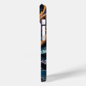 Dragon Eye Modern Abstrakt Geometric Fraktal Name Case-Mate iPhone Hülle (Rückseite / Links)