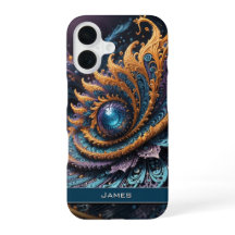 Dragon Eye Modern Abstrakt Geometric Fraktal Name