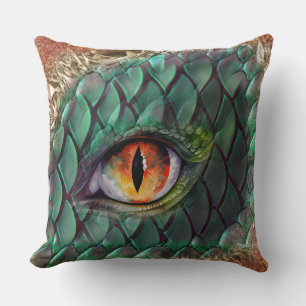 Dragon Eye Mythische Fantasie Kissen