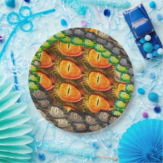 Dragon Eye Pappteller (Party)