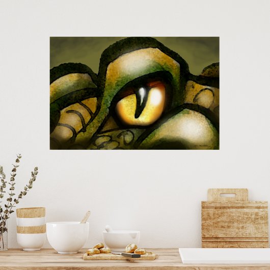Dragon Eye Poster (Küche)