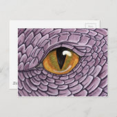 Dragon Eye Postkarte (Vorne/Hinten)