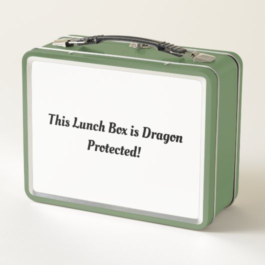 Dragon Face Metal Lunchbox (Rückseite)