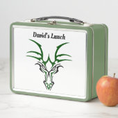 Dragon Face Metal Lunchbox (Beispiel)