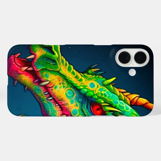 Dragon Face Phone Case (Rückseite (Horizontal))
