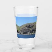 Dragon Face Rock Cliffs Skye Glas (Rückseite)