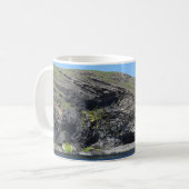 Dragon Face Rock Cliffs Skye Kaffeetasse (Vorderseite Links)