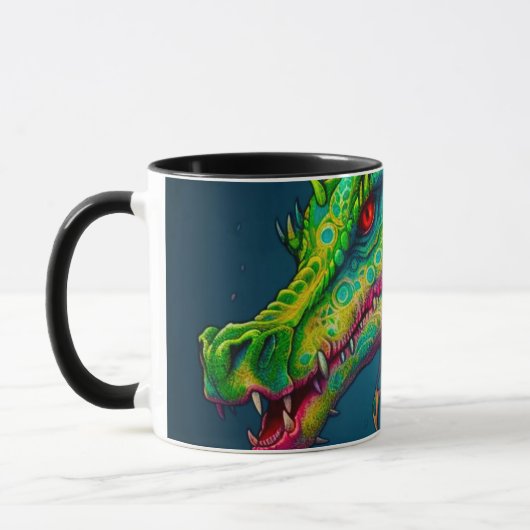 Dragon Face Tasse (Links)