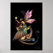 Dragon Fairy Fantasy Print Poster (Vorne)