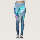 Dragon & Fairy Ladies Leggings Tights (Vorderseite)