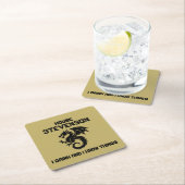 Dragon Family Logo  Rechteckiger Pappuntersetzer (Vor Ort)