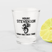 Dragon Family Logo  Schnapsglas (Vorderseite)