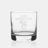 Dragon Family Logo  Whiskyglas (Rückseite)