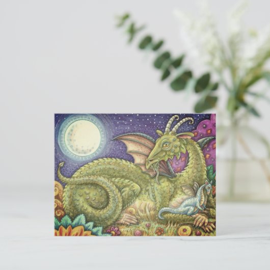 DRAGON FAMILY NÄCHSTE GENERATION, WIMSISCHE FANTAS POSTKARTE (Stehend Vorderseite)