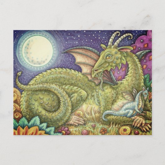 DRAGON FAMILY NÄCHSTE GENERATION, WIMSISCHE FANTAS POSTKARTE (Vorderseite)
