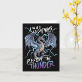 Dragon Fantasy Art Design Karte (Gelbe Blume)