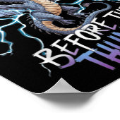 Dragon Fantasy Art Design Poster (Ecke)