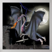 Dragon Fantasy Art Poster (Vorne)