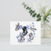 Dragon Fantasy Art Postkarte (Stehend Vorderseite)