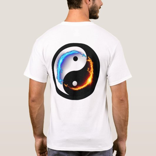 Dragon fantasy art T-Shirt (Rückseite)