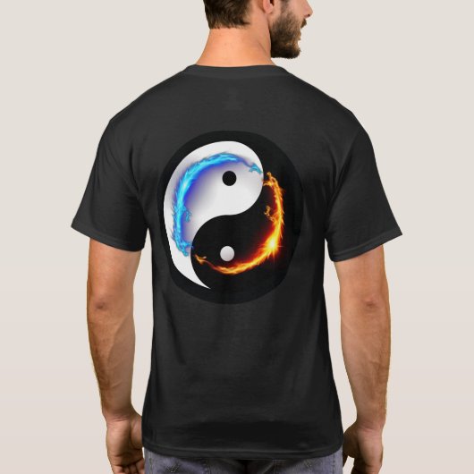 Dragon fantasy art T-Shirt (Rückseite)