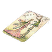 Dragon Fantasy Art von Molly Harrison Magnet (Linke Seite)