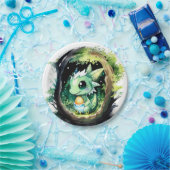 Dragon Fantasy Baby Dusche Pappteller (Party)