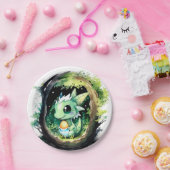 Dragon Fantasy Baby Dusche Pappteller (Party)