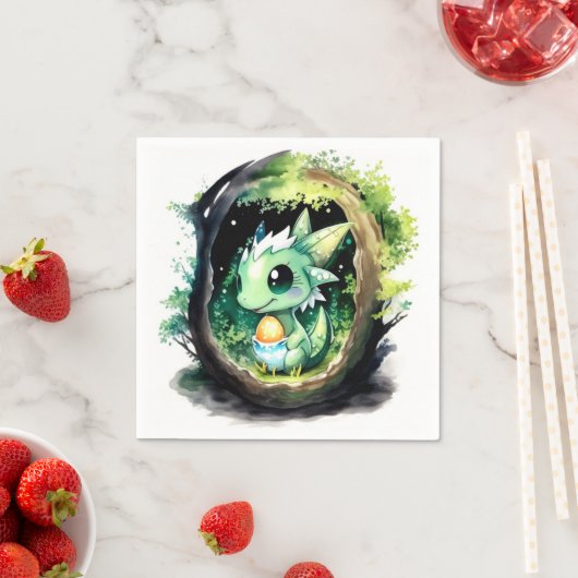 Dragon Fantasy Baby Dusche Serviette (Beispiel)