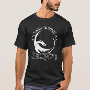 Dragon Fantasy Book Nerd Geek My Spirit Animal is T-Shirt